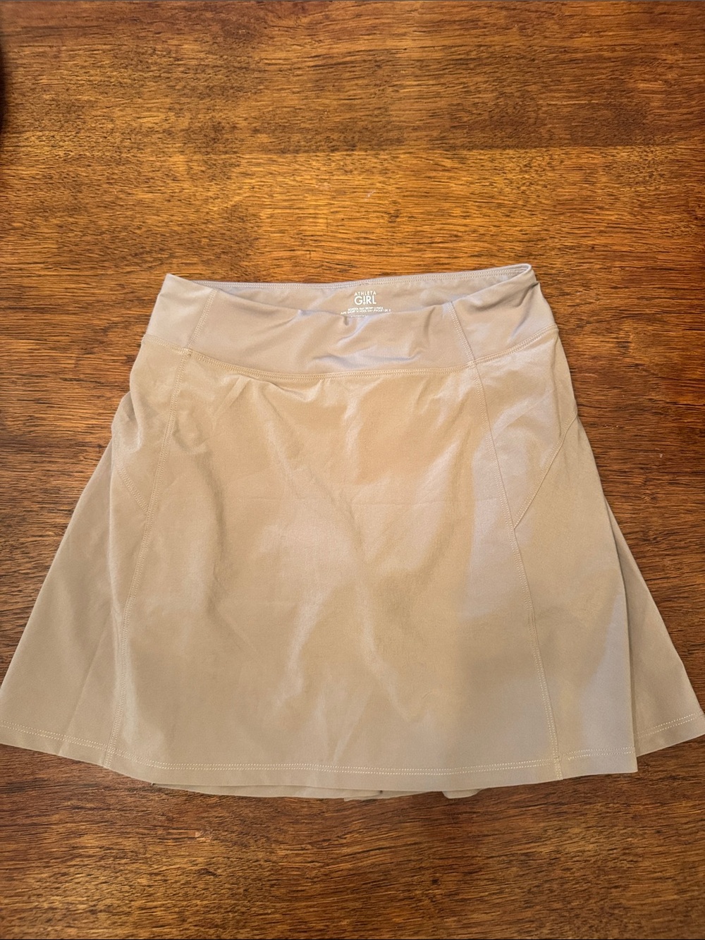 Athleta Tan Active A-Line Skort